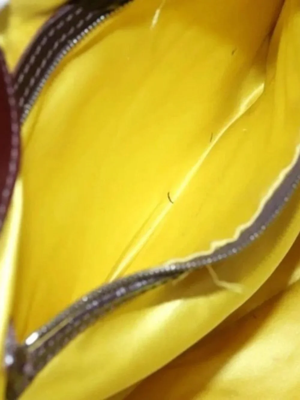 FENDI Shoulder Bag Wool Yellow Auth BD1221 - Picture 14 of 16